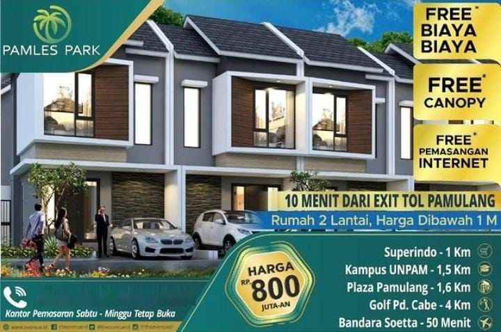 rumah mewah 2 lantai clasic tangerang selatan