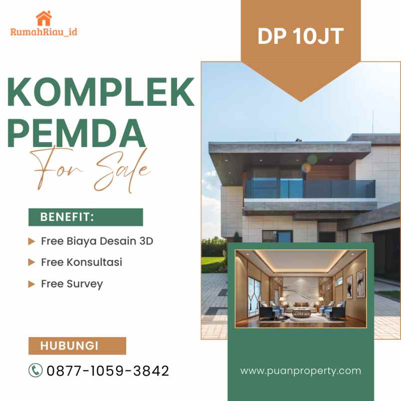 rumah modern minimalis rumah nyaman pekanbaru riau