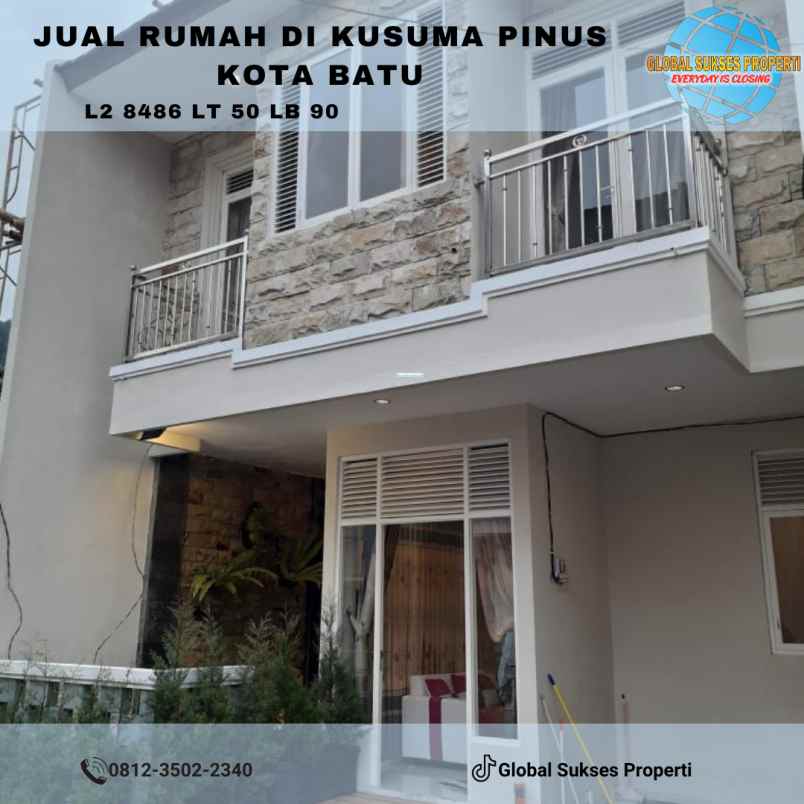 rumah modern siap huni di kusuma pinus batu