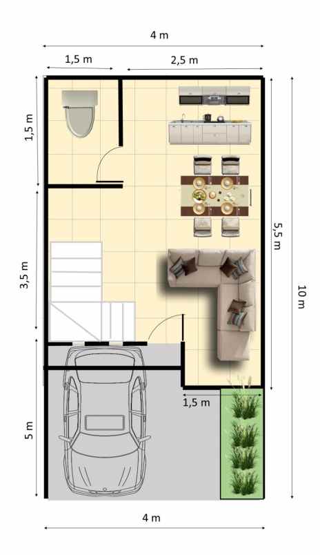 rumah murah 2 lantai dekat stasiun krl citayam