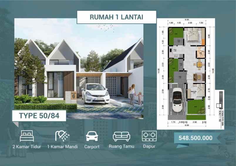 rumah murah dekat jembatan tlogomas kota malang