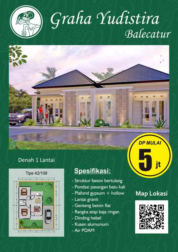 rumah murah dp 5 jt esklusif bisa kpr gamping sleman