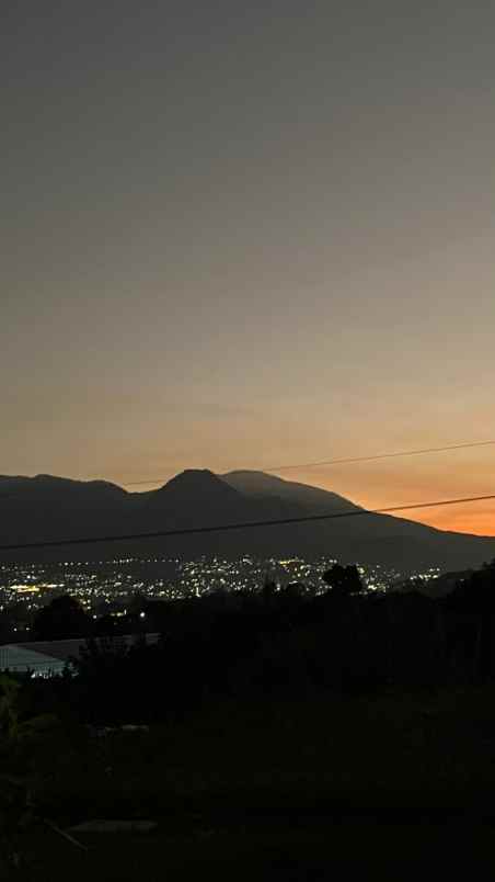 rumah murah free kanopi view pegunungan di malang