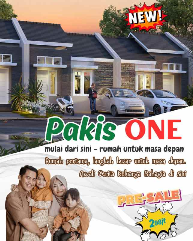 rumah murah lokasi belakang bakso kraton pakis