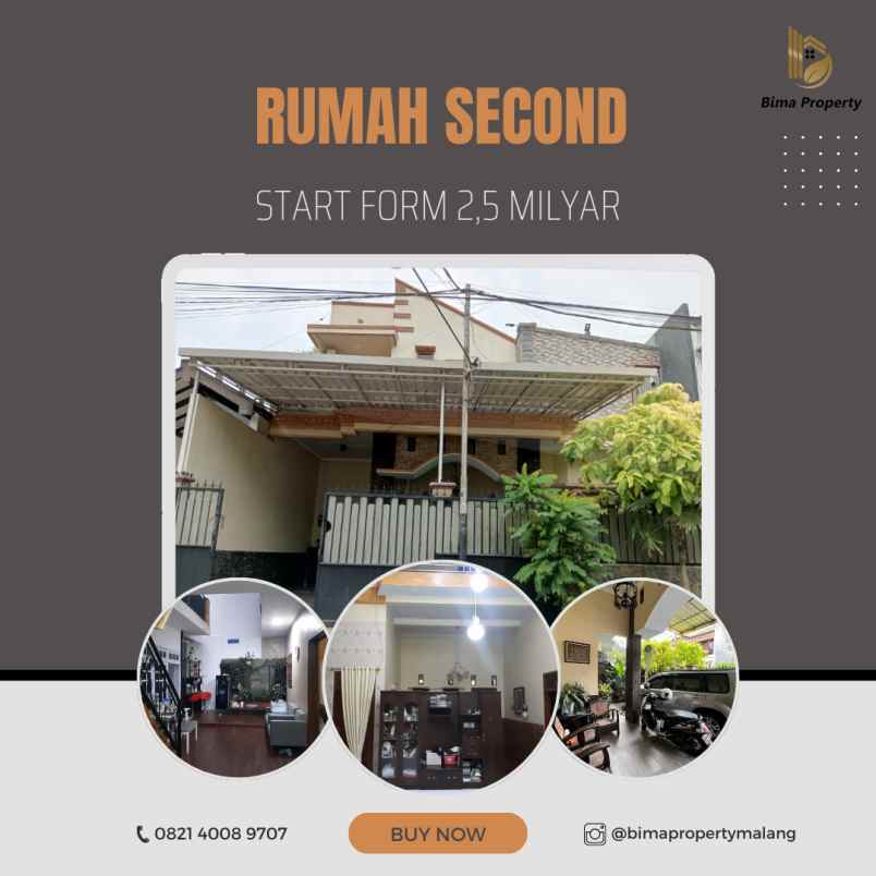 rumah second bagus dan elegan