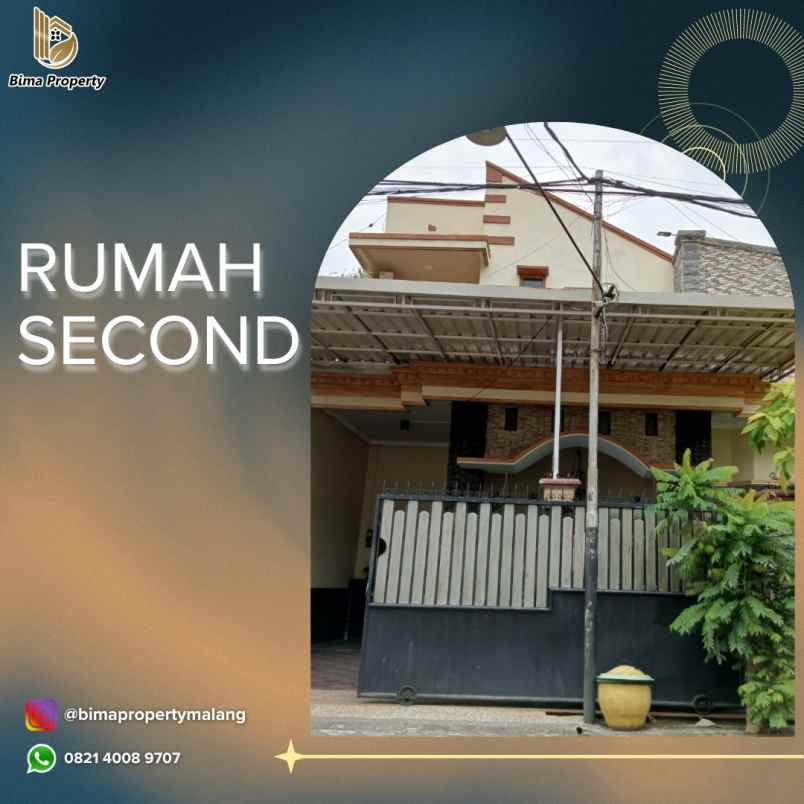 rumah second strategis harga murah