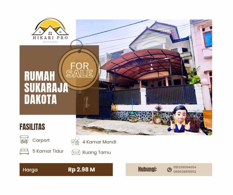 rumah sukaraja dakota gunung batu pasteur