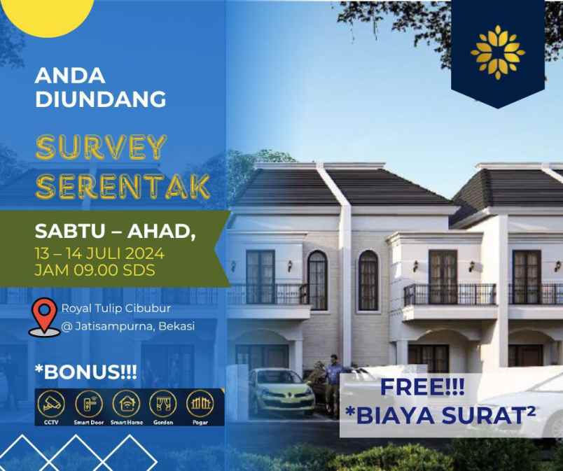 rumah tanpa bi checking di perbatasan bekasi jaktim