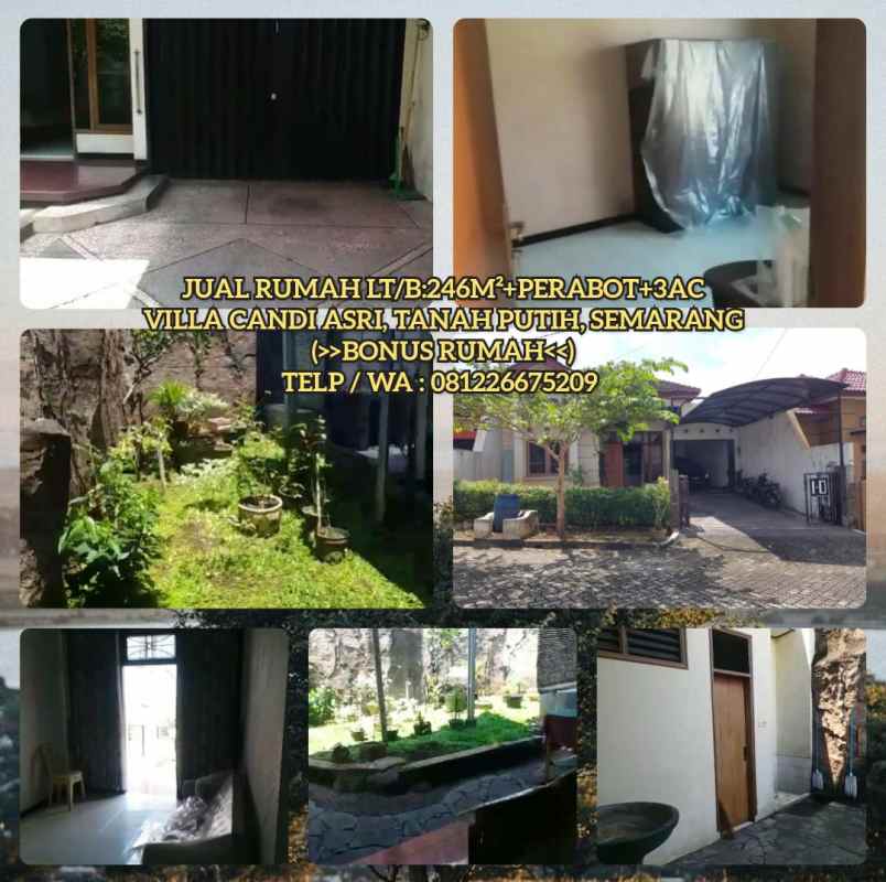 rumah villa candi asri tanah