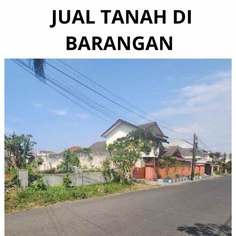 tanah dijual area barangan