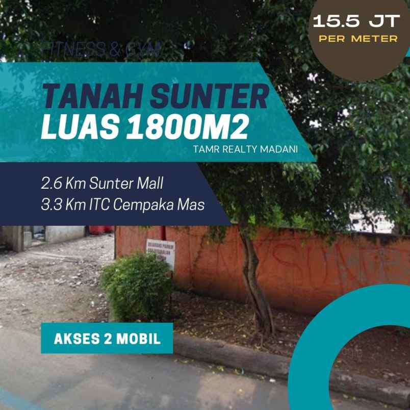 tanah gudang luas sunterjaya tanjung priok jakarta