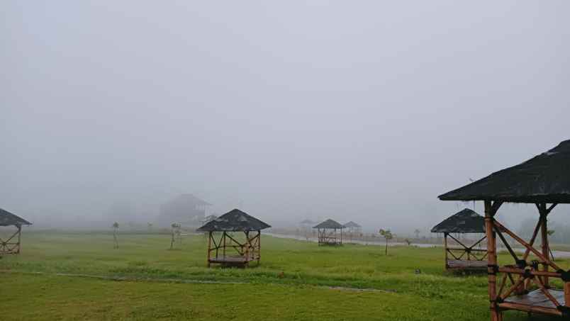 tanah kampung dengan view pegunungan yang indah