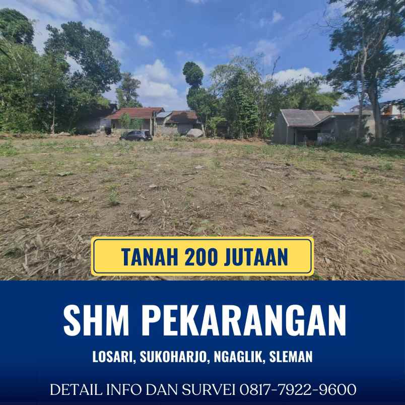 tanah kavling area uii jakal harga 2 jt m