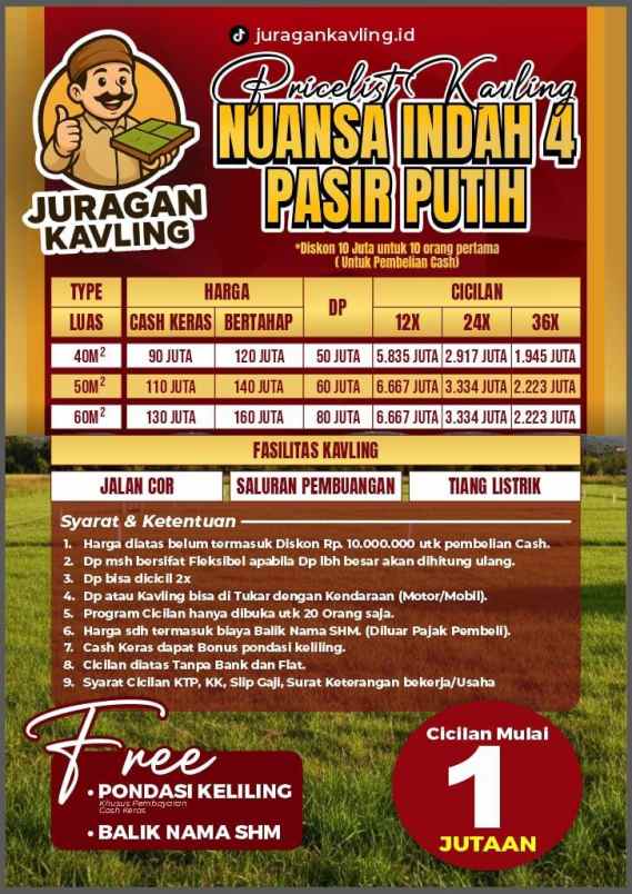 tanah kavling di depok deket stasiun