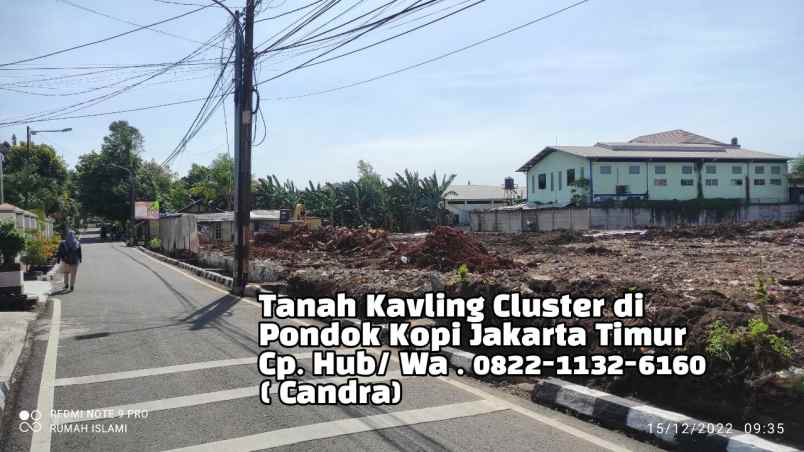 tanah kavling shm murah di pondok kopi jakarta timur