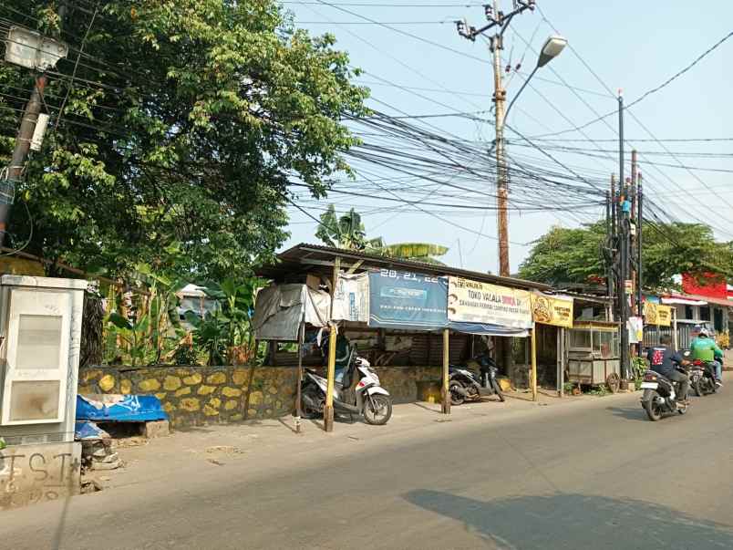 tanah murah lokasi tepi jalan area sawangan depok shm