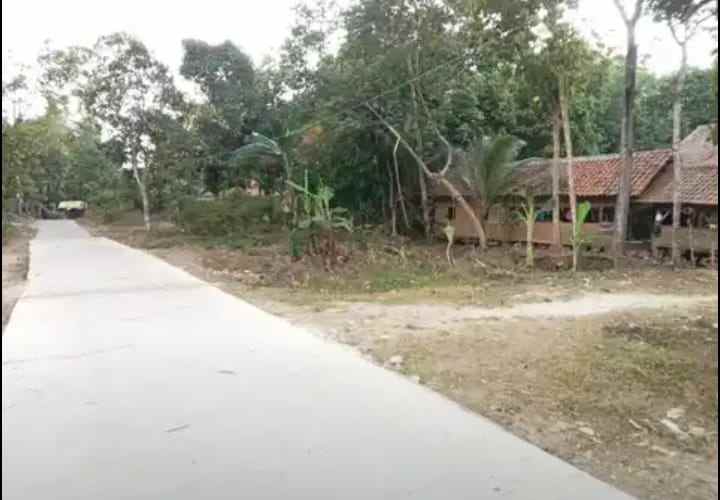 tanah murah pinggir jalan cor dekat polsek baros