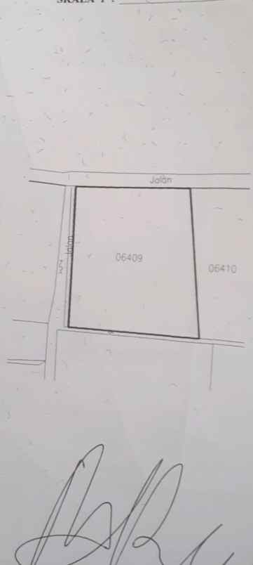 tanah persegi 546 meter cipayung depok