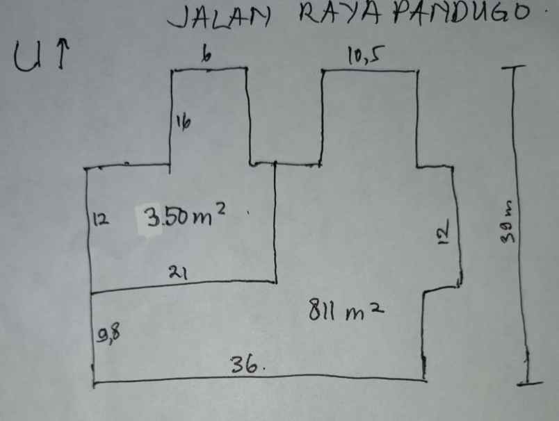 unit siap bangun nol jalan pandugo lokasi strategis