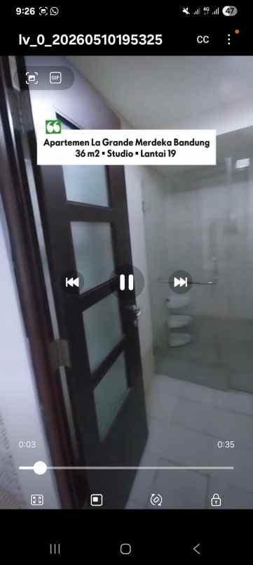 dijual apartemen merdeka