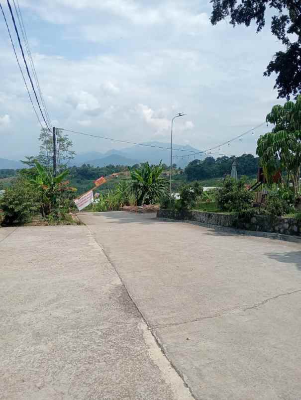 dijual kavling siap usaha di kav cariu puncak c1016