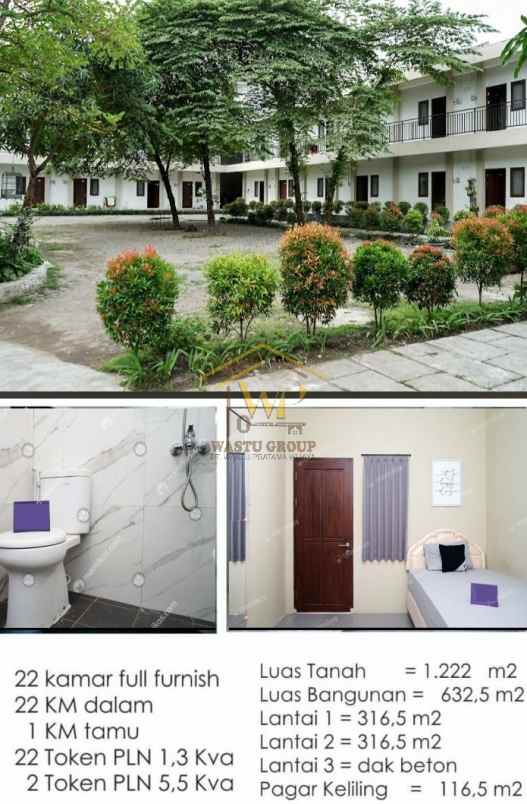 dijual kost ekslusif di mlati dekat kampus ugm jogja