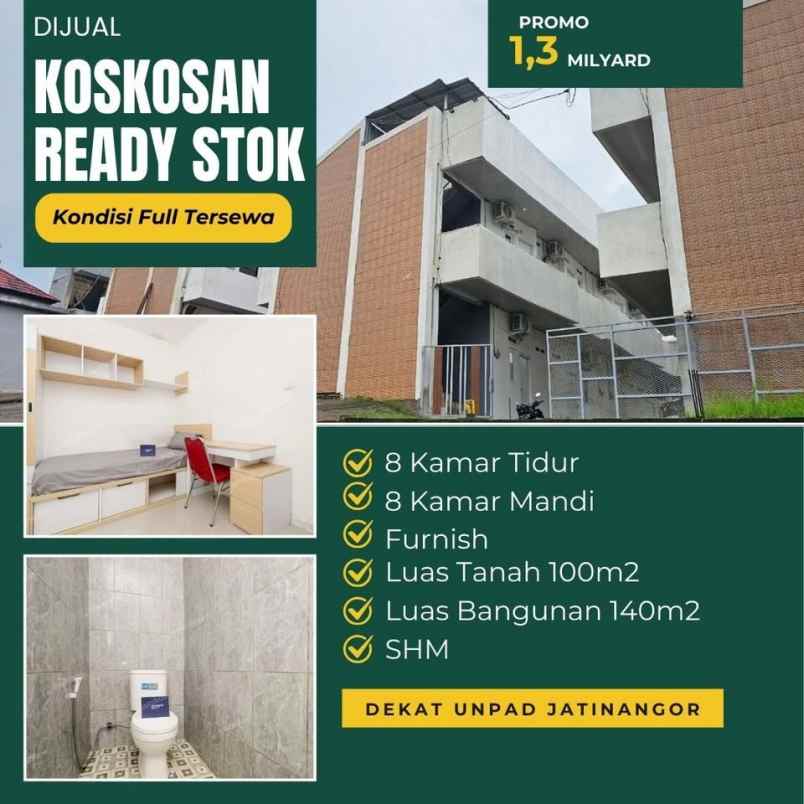 dijual kost jl cikuda jatinangor bandung