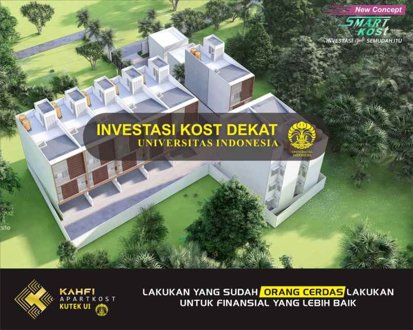 dijual kost jl h amat no 1 kukusan