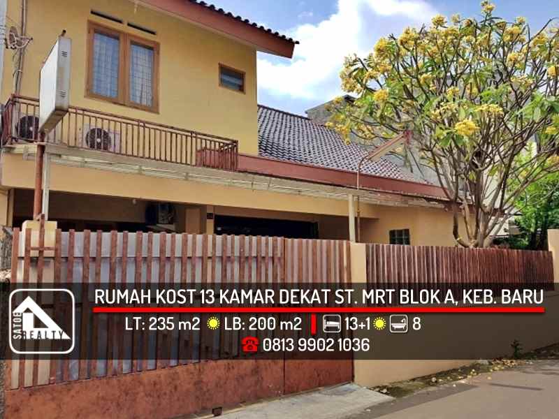 dijual kost kebayoran baru jakarta selatan