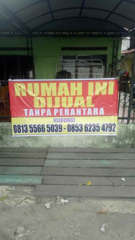 dijual murah rumah permanen renovasi