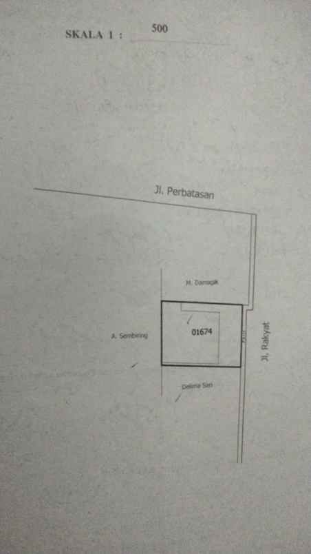 dijual murah rumah permanen renovasi