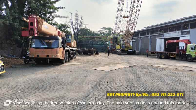 dijual ruko gudang kantor jl raya cakung cilincing