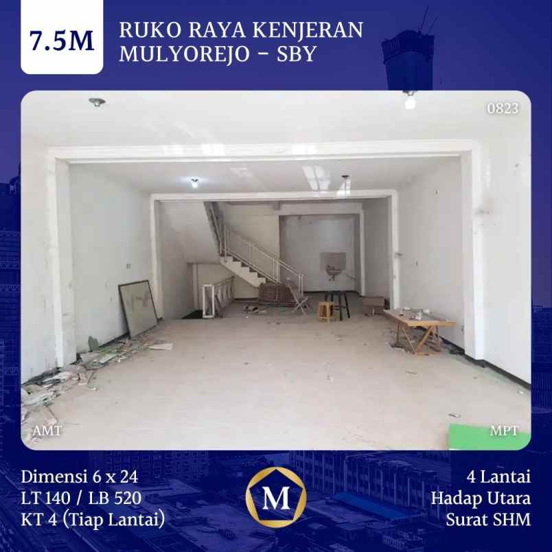 dijual ruko gudang kantor raya kenjeran surabaya