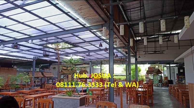 dijual ruko gudang kantor tempat kuliner di jl raya