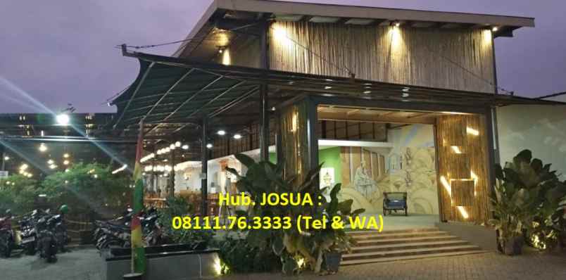 dijual ruko gudang kantor tempat kuliner di jl raya