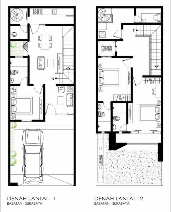 dijual rumah babatan pantai