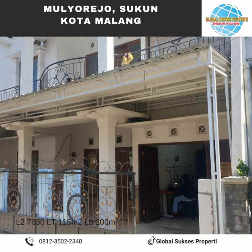 dijual rumah bandulan mulyorejo