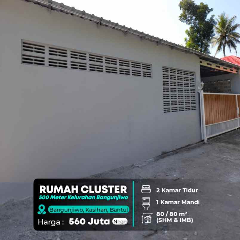 dijual rumah bangunjiwo