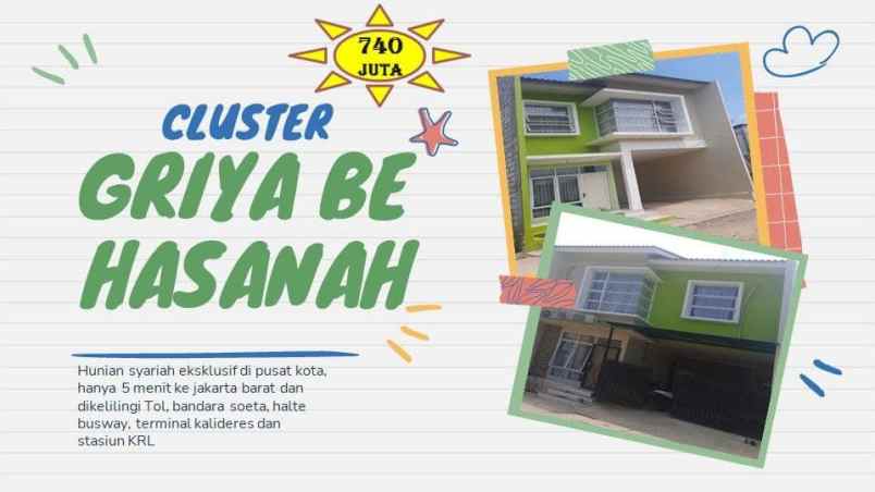 dijual rumah batuceper kota tangerang