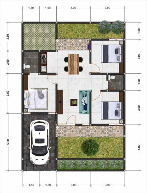 dijual rumah borobudur magelang jawa tengah