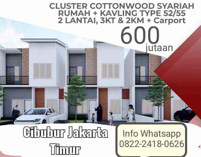 dijual rumah cibubur jakarta timur