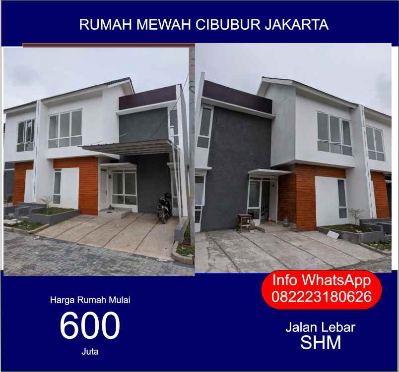 dijual rumah cibubur jakarta timur