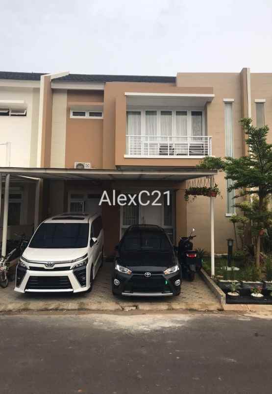 dijual rumah cluster cantik di serua