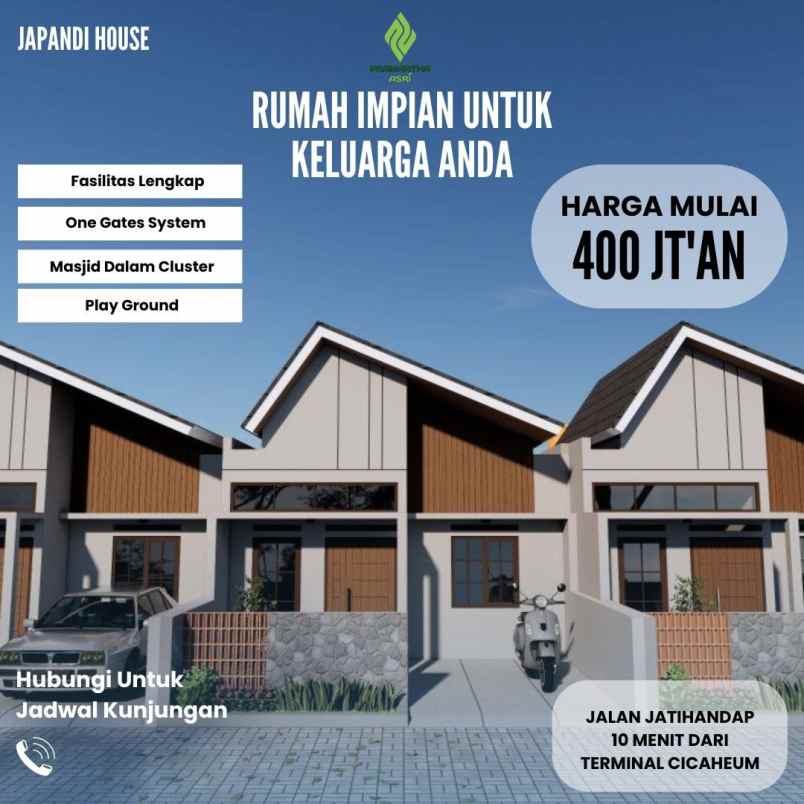 dijual rumah cluster murah jatihandap