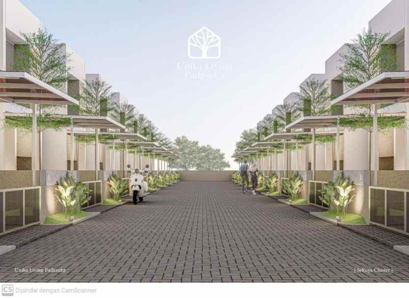 dijual rumah cluster unika living