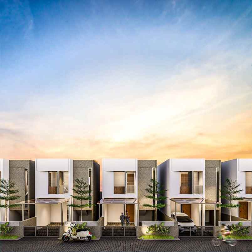 dijual rumah cluster unika living