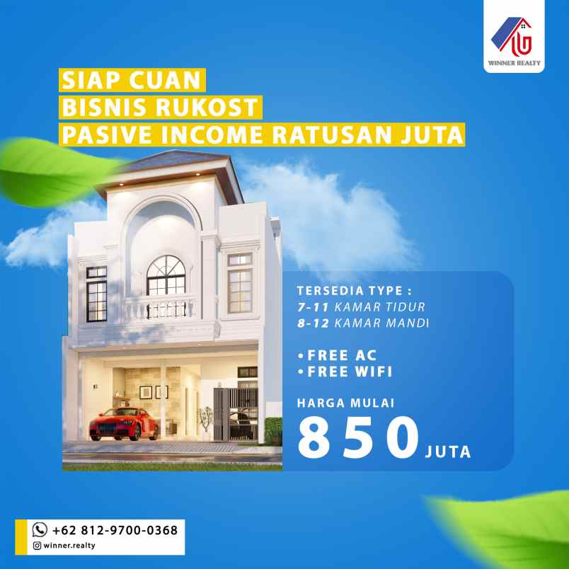 dijual rumah dau malang