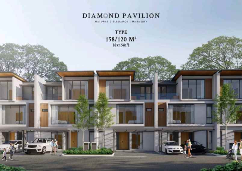 dijual rumah diamond pavilion batam center