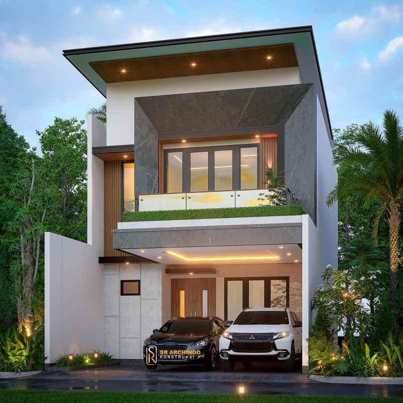 dijual rumah elegan modern dekat toll andara jagakarsa