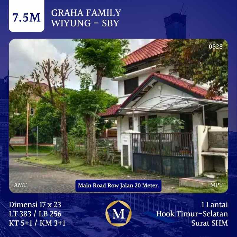 dijual rumah graha family surabaya